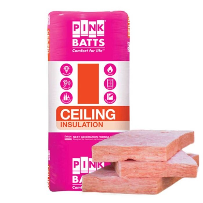 Pink Ceiling Insulation Batts R2.5